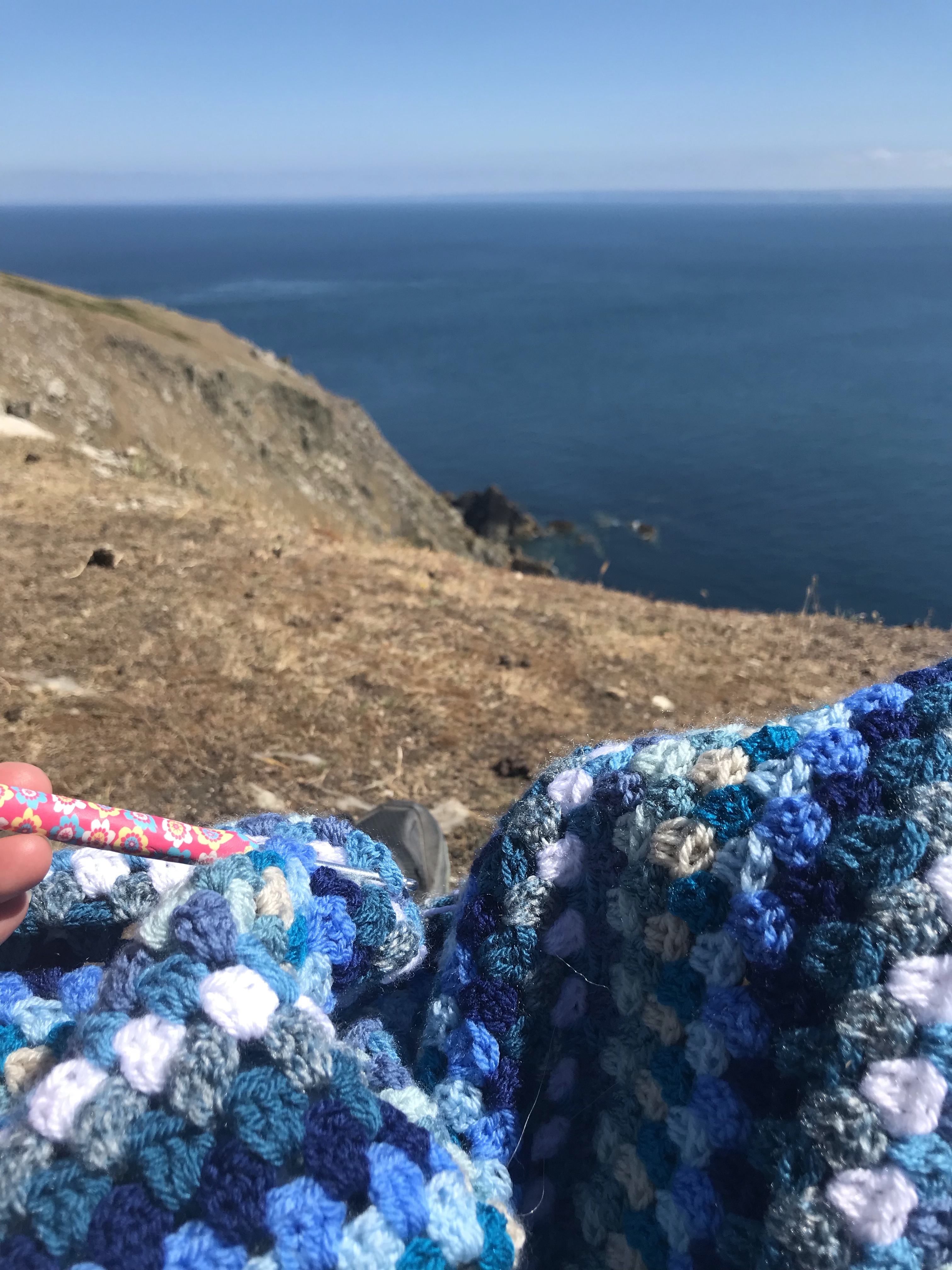 Seascape inspired crochet