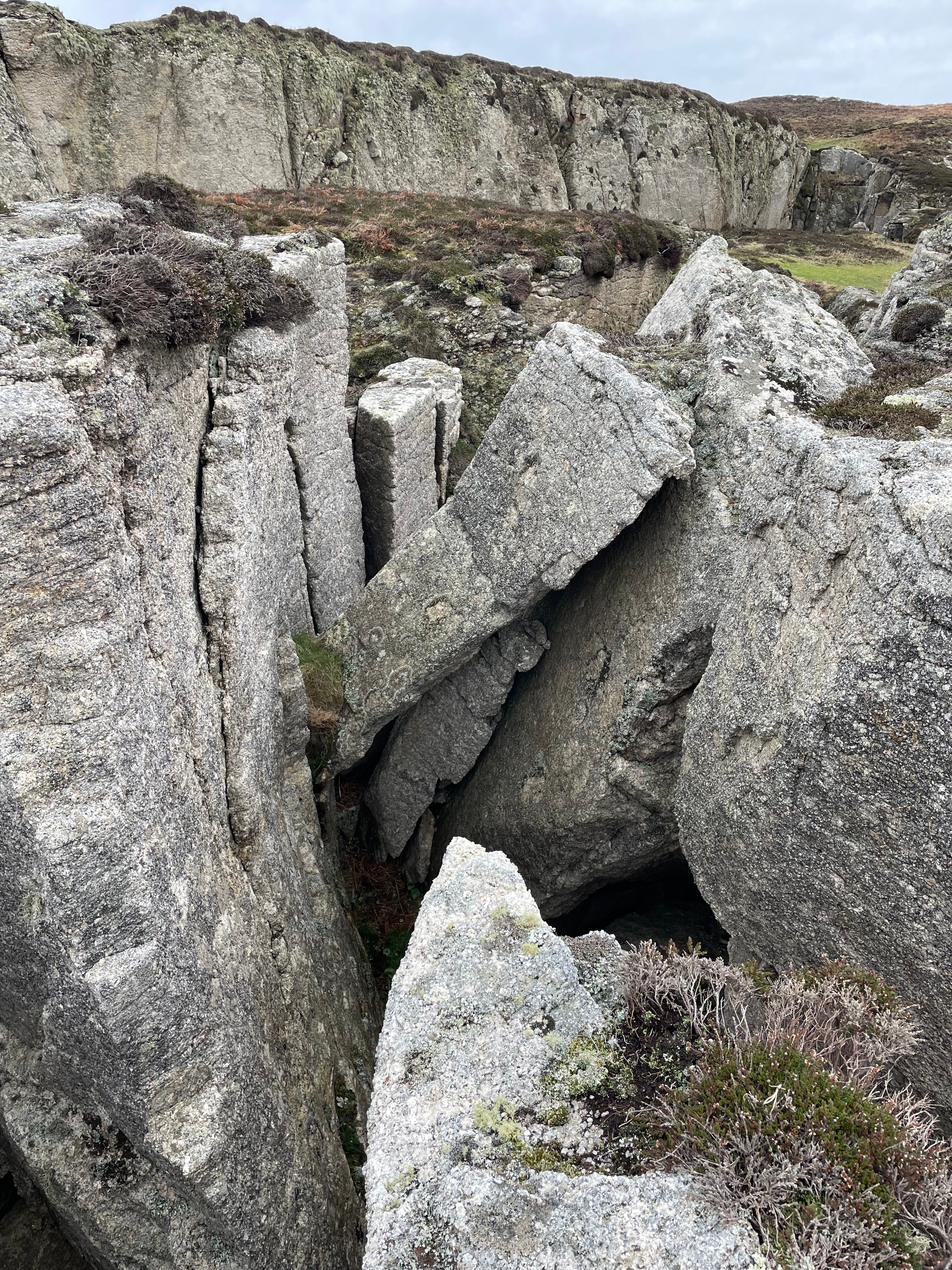 Earthquake, Lundy: A Place Where Stories rise from the cracks.